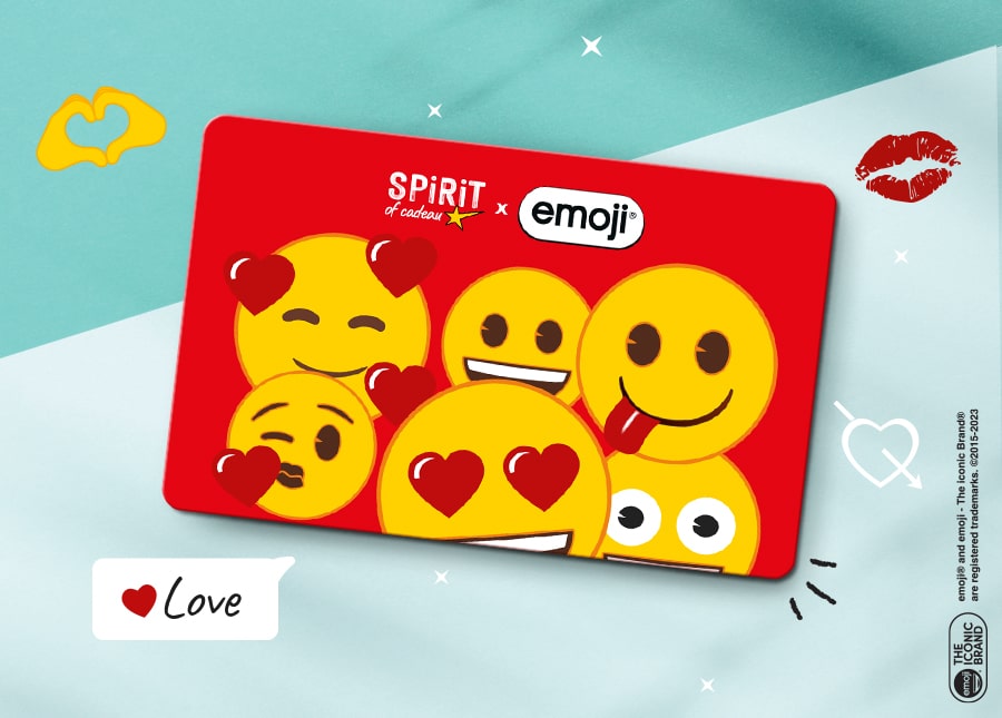 Carte Cadeau Love Emoji